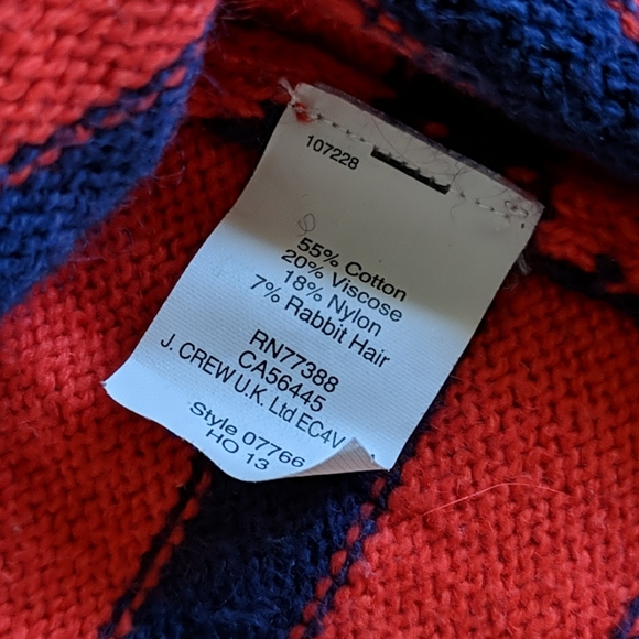 Madewell Striped Turtleneck Cozy Knit Sweater - Picture 4 of 5